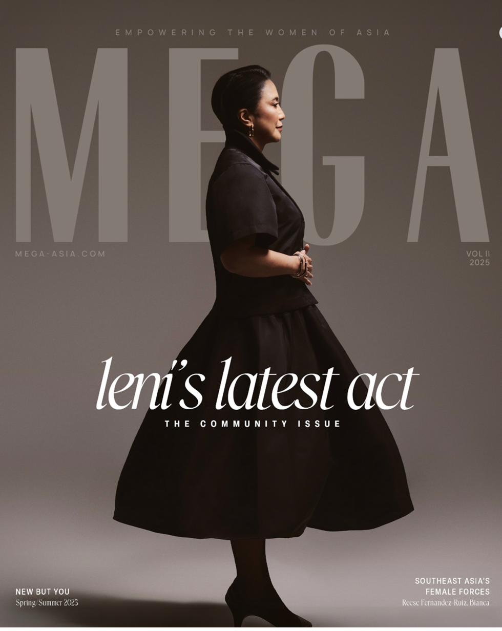 MEGA Asia — Leni Robredo cover shot at PioneerX Studios