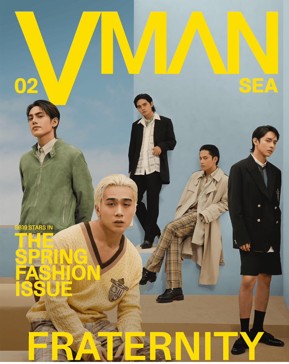 VMAN SEA — SB19 Spring Fashion Issue cover shot at PioneerX Studios