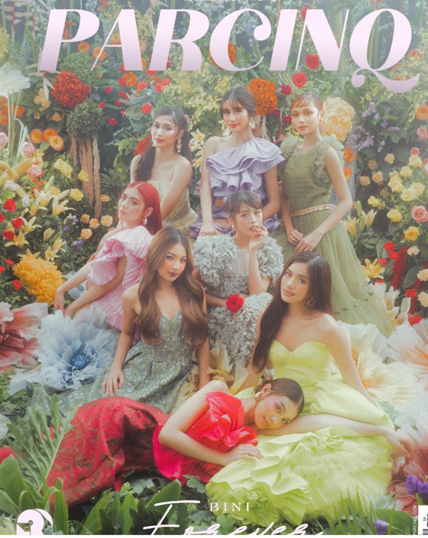 PARCINQ — BINI Forever cover shot at PioneerX Studios